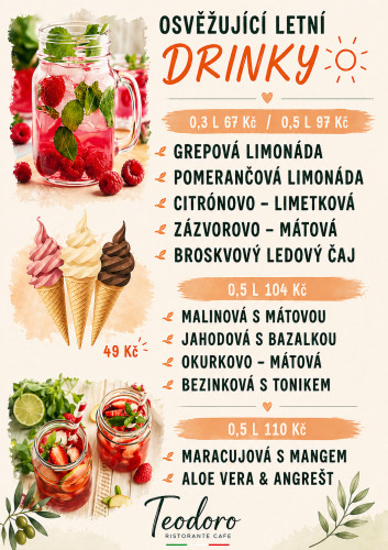 Osvěžující letní limonády - SPUŠTĚNY :)